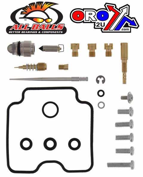 CARBURETOR REBUILD KIT 01-02 YAM YFM400, ALLBALLS 26-1382 ATV