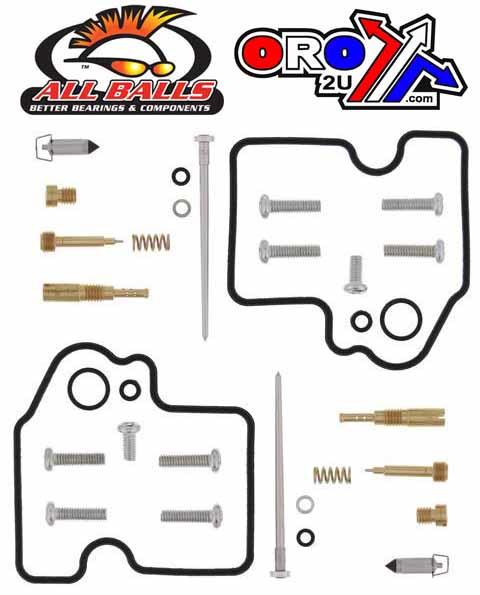 CARBURETOR REBUILD KIT 04-06 KAW KVF700/SUZ LTV-700F, ALLBALLS 26-1385 ATV