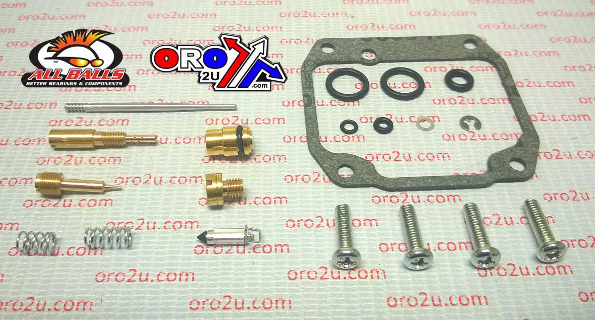 CARBURETOR REBUILD KIT 89-93 SUZ LT-230E, ALLBALLS 26-1422 ATV