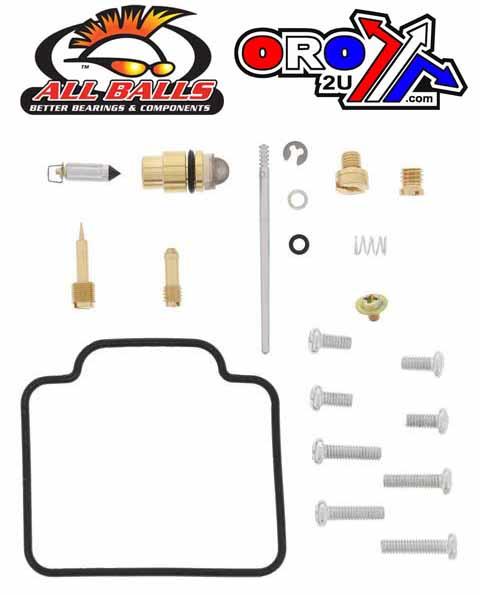 CARBURETOR REBUILD KIT 1998 ARCTIC CAT 400, ALLBALLS 26-1438 ATV