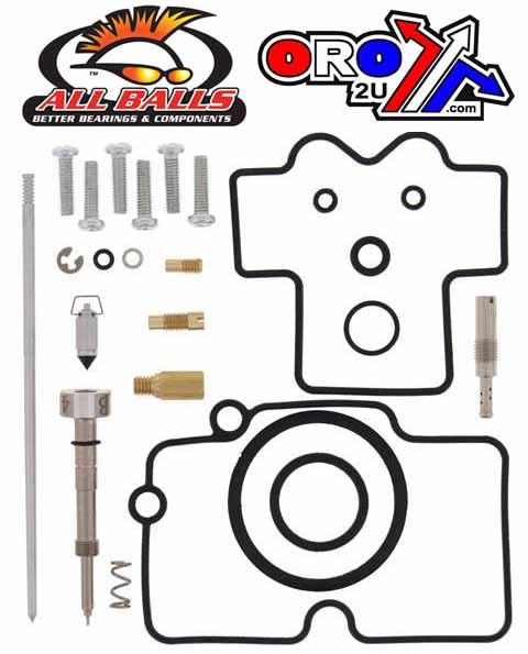 CARBURETOR REBUILD KIT 04-05 KAW KX250F, ALLBALLS 26-1458 DIRT