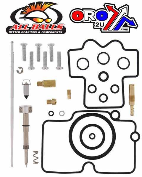 CARBURETOR REBUILD KIT 08-17 HON CRF450X, ALLBALLS 26-1473 DIRT