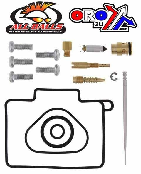 CARBURETOR REBUILD KIT 03-04 KAW KX125, ALLBALLS 26-1502 DIRT