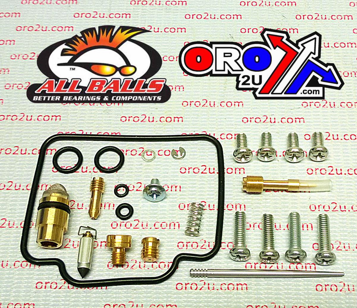 CARBURETOR REBUILD KIT 98-99 YAM YFM350, ALLBALLS 26-1522 ATV