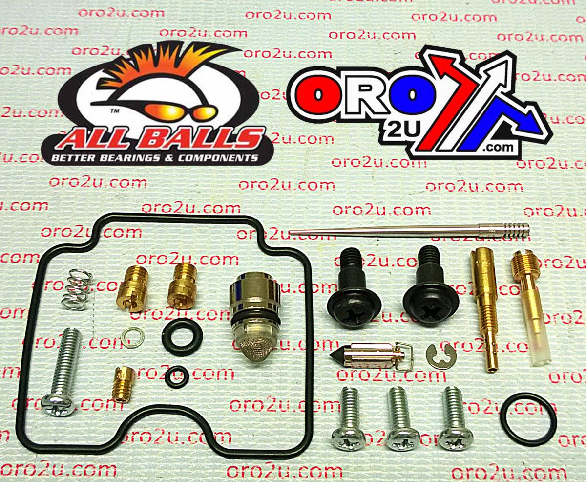 CARBURETOR REBUILD KIT 2000 YAM YFM400, ALLBALLS 26-1524 ATV