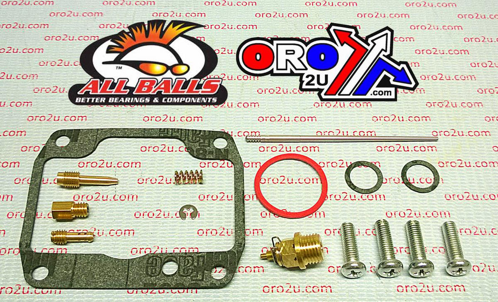 CARBURETOR REBUILD KIT 87-90 YAM YZ490, ALLBALLS 26-1527 DIRT