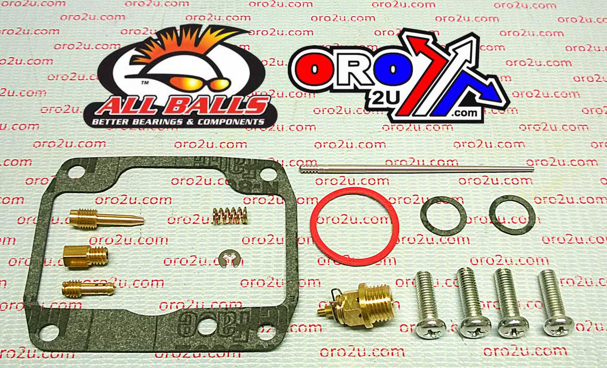 CARBURETOR REBUILD KIT 87-90 YAM YZ490, ALLBALLS 26-1527 DIRT