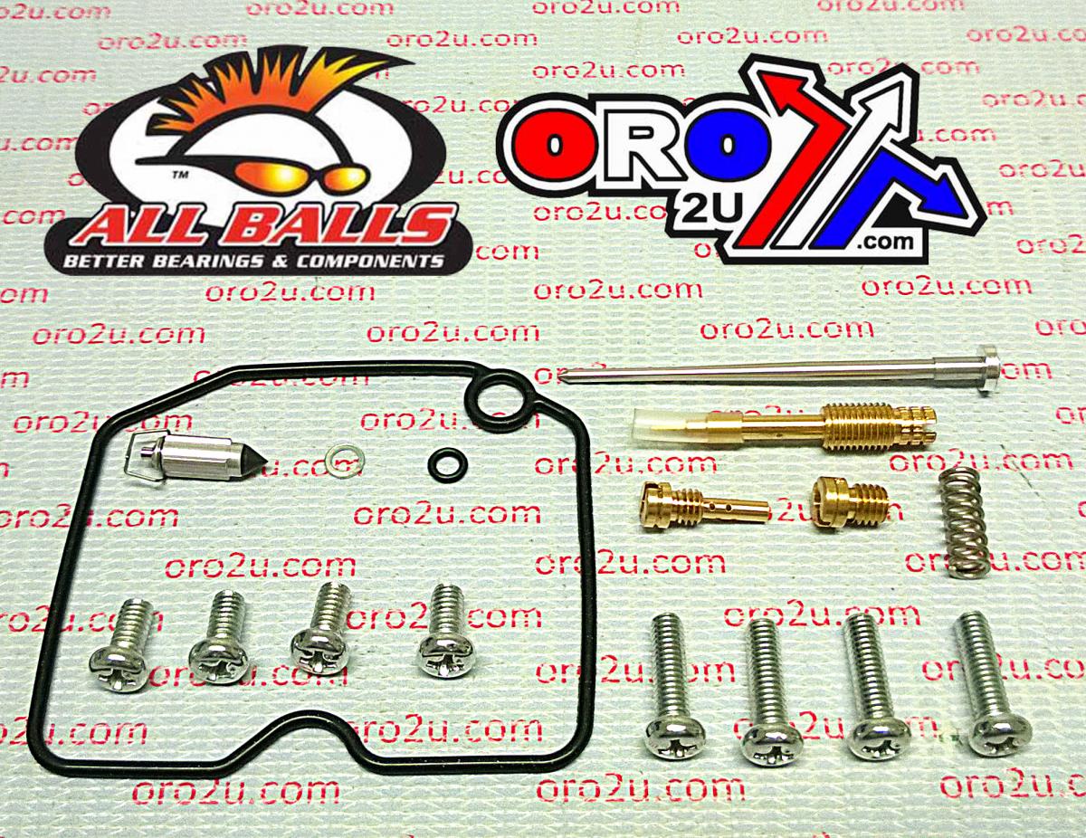 CARBURETOR REBUILD KIT 93-99 KAW KLF400, ALLBALLS 26-1570 ATV