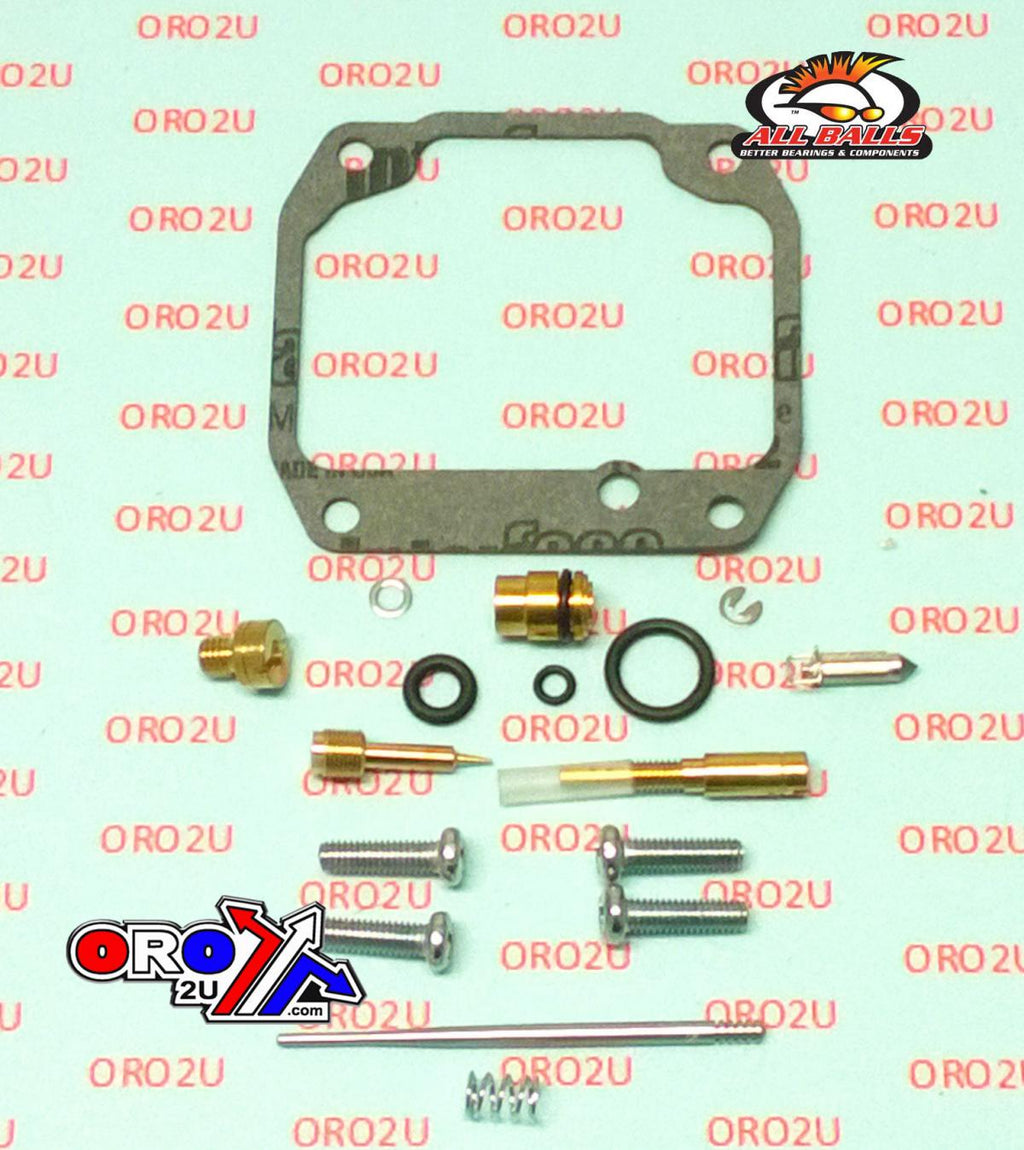 CARBURETOR REBUILD KIT 03-04 SUZ LT-160, ALLBALLS 26-1593 ATV