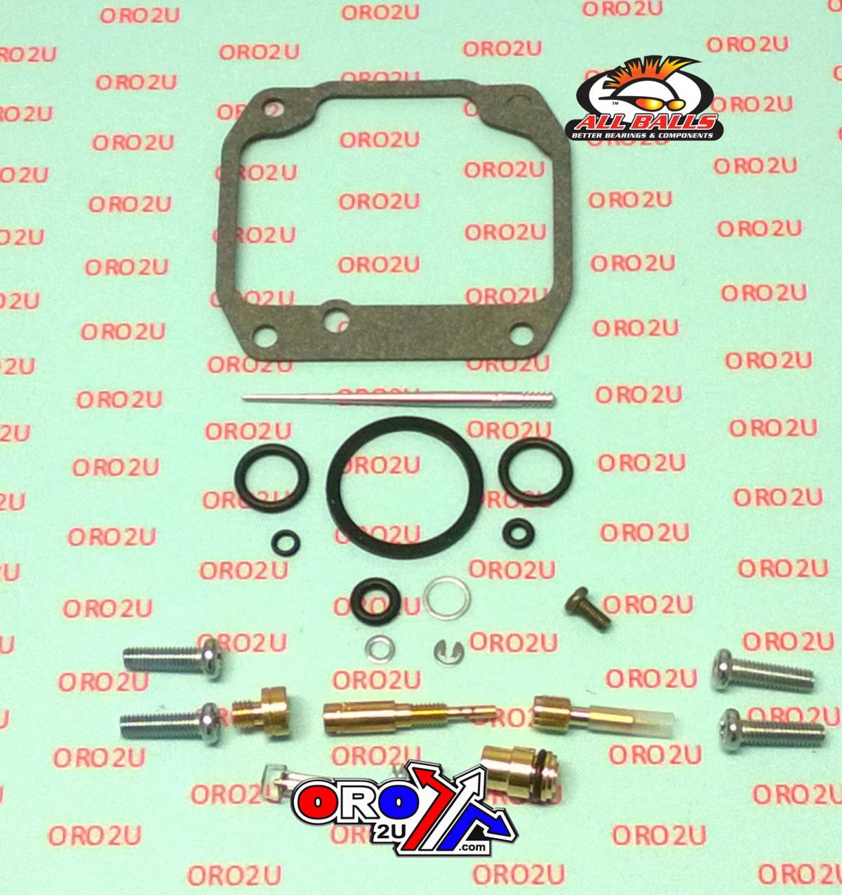 CARBURETOR REBUILD KIT 87-89 SUZ LT-F250/LT-4WD, ALLBALLS 26-1594 ATV