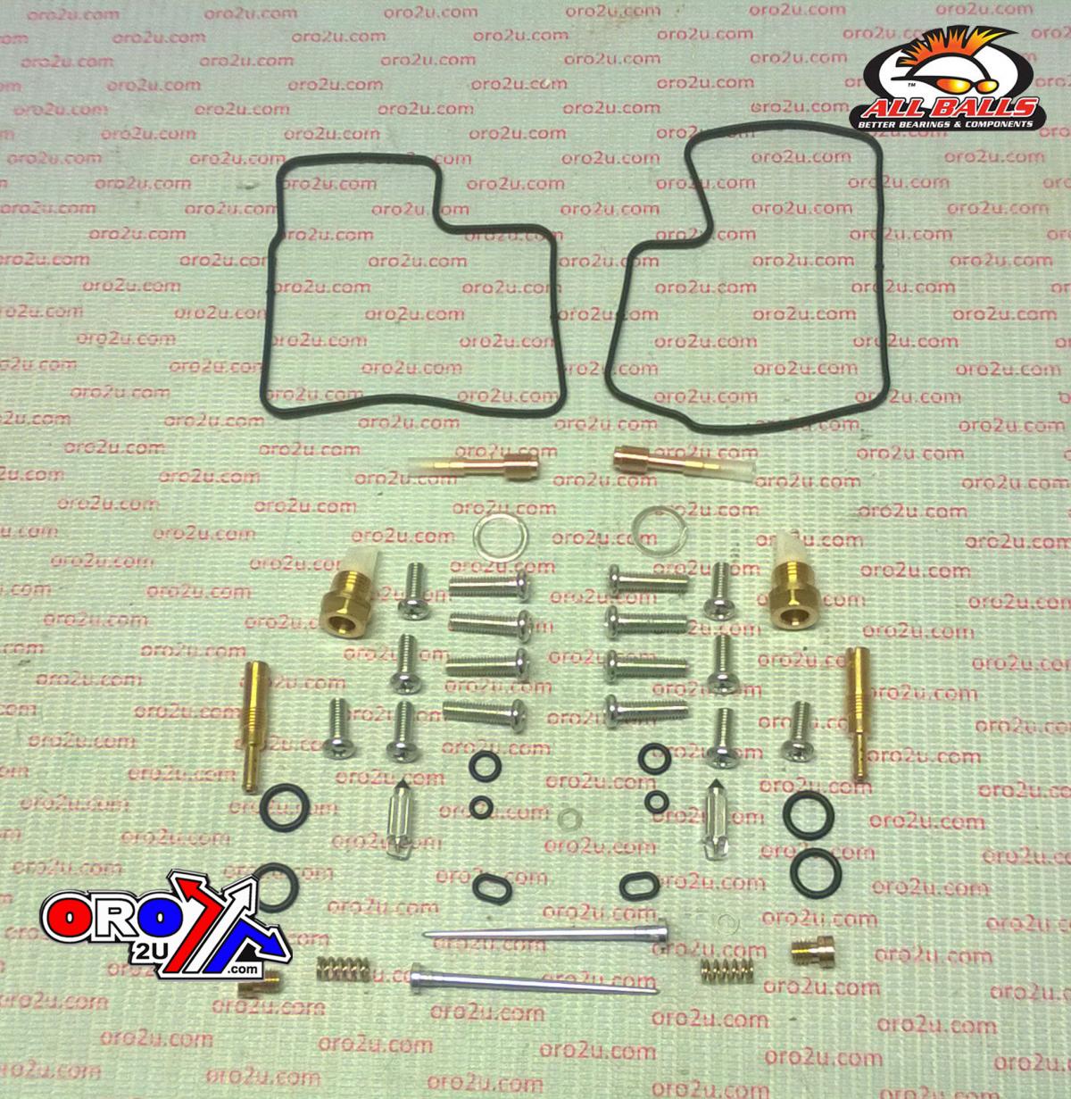 CARBURETOR REBUILD KIT 04-05 HON VT1100C, ALLBALLS 26-1622 ROAD