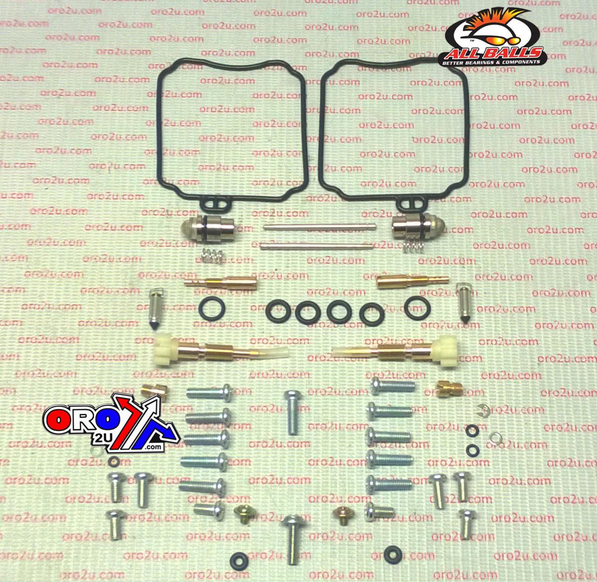 CARBURETOR REBUILD KIT 98-05 YAM XVS650 V-STAR, ALLBALLS 26-1632 ROAD