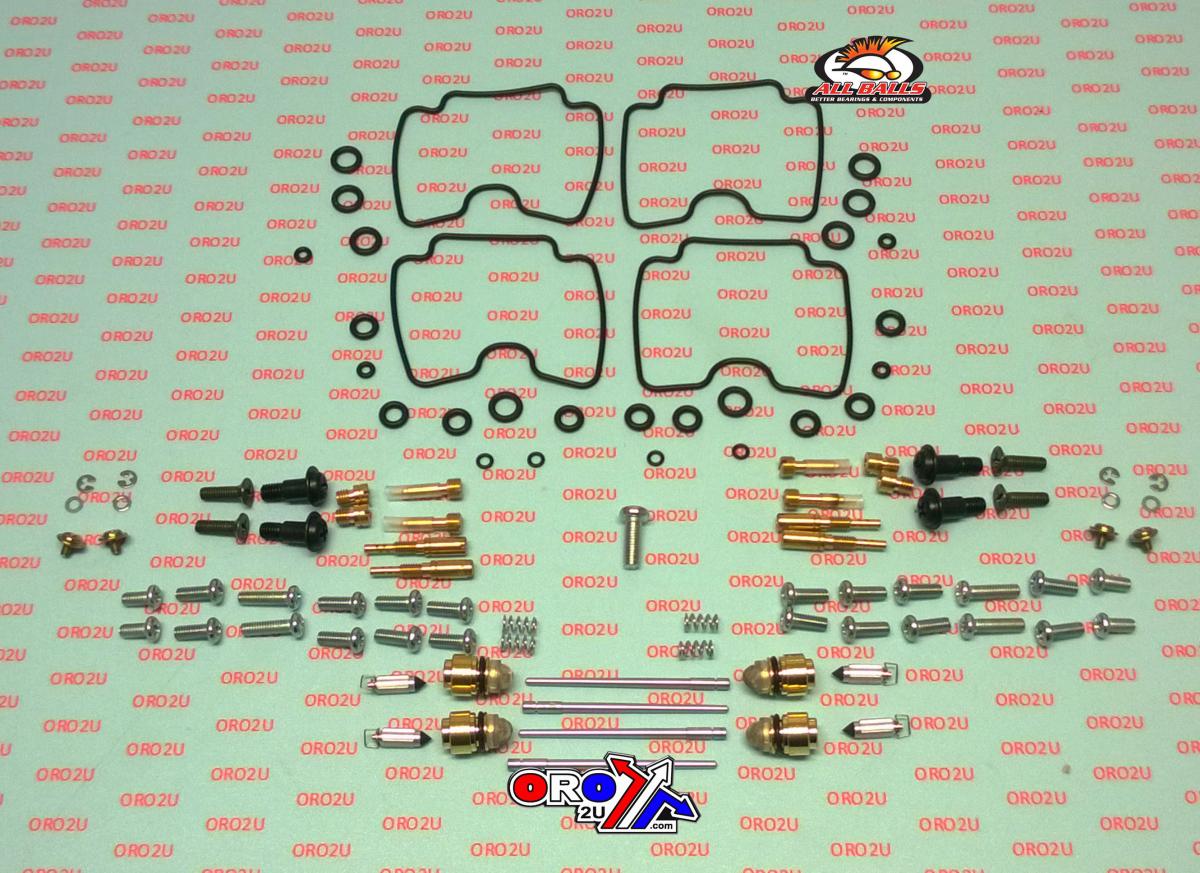 CARBURETOR REBUILD KIT 01-05 YAM FZ1/FZS, ALLBALLS 26-1636 ROAD