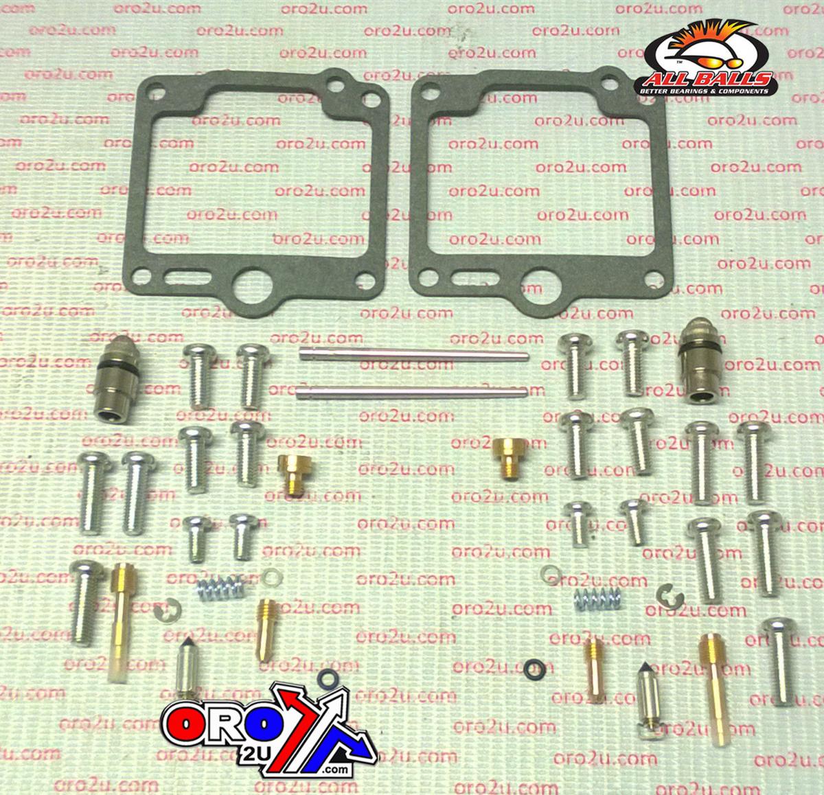 CARBURETOR REBUILD KIT 88-89 YAM XV1100 VIRAGO, ALLBALLS 26-1637 ROAD