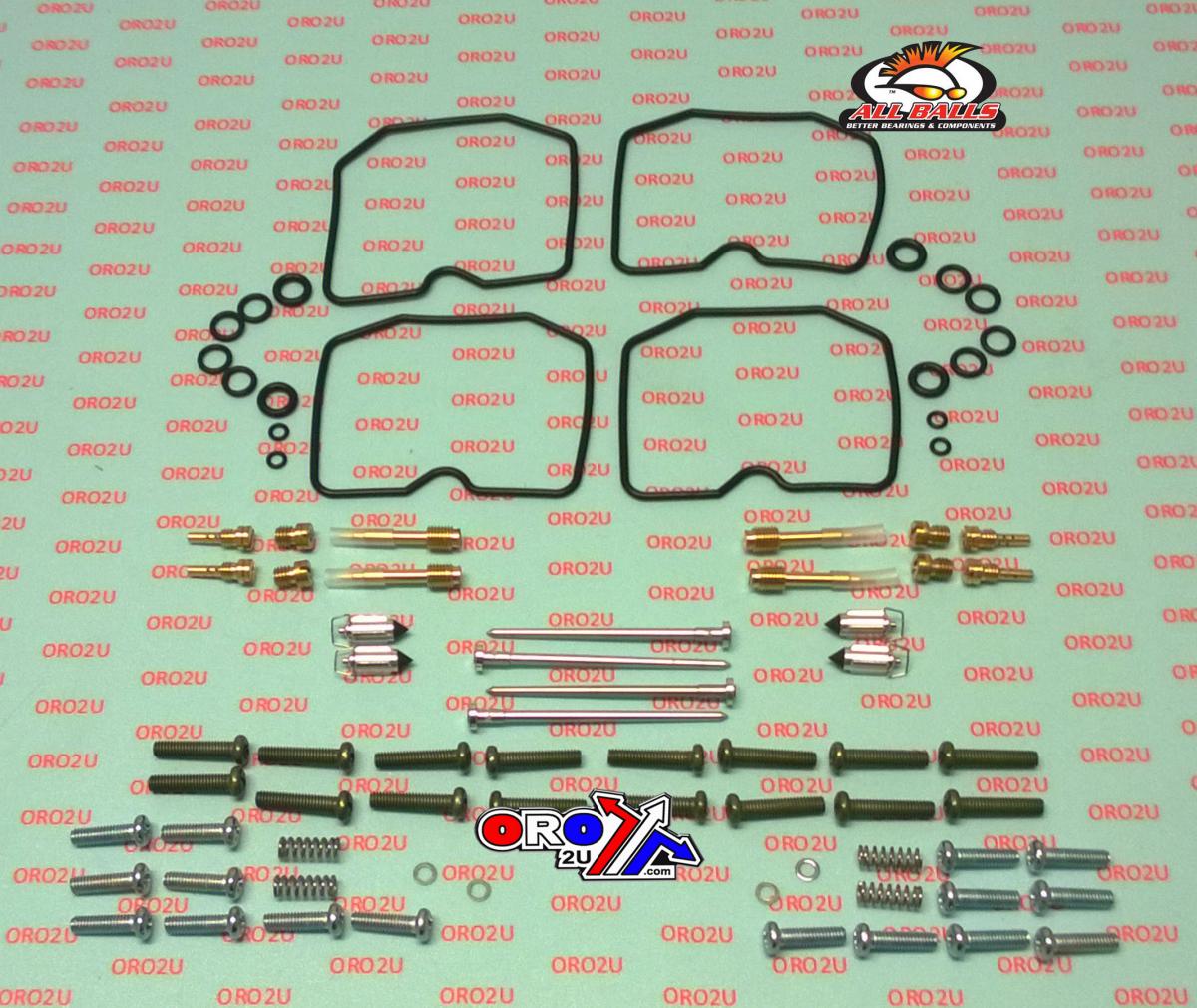 CARBURETOR REBUILD KIT 00-05 KAW ZR750 ZR-7, ALLBALLS 26-1648 ROAD