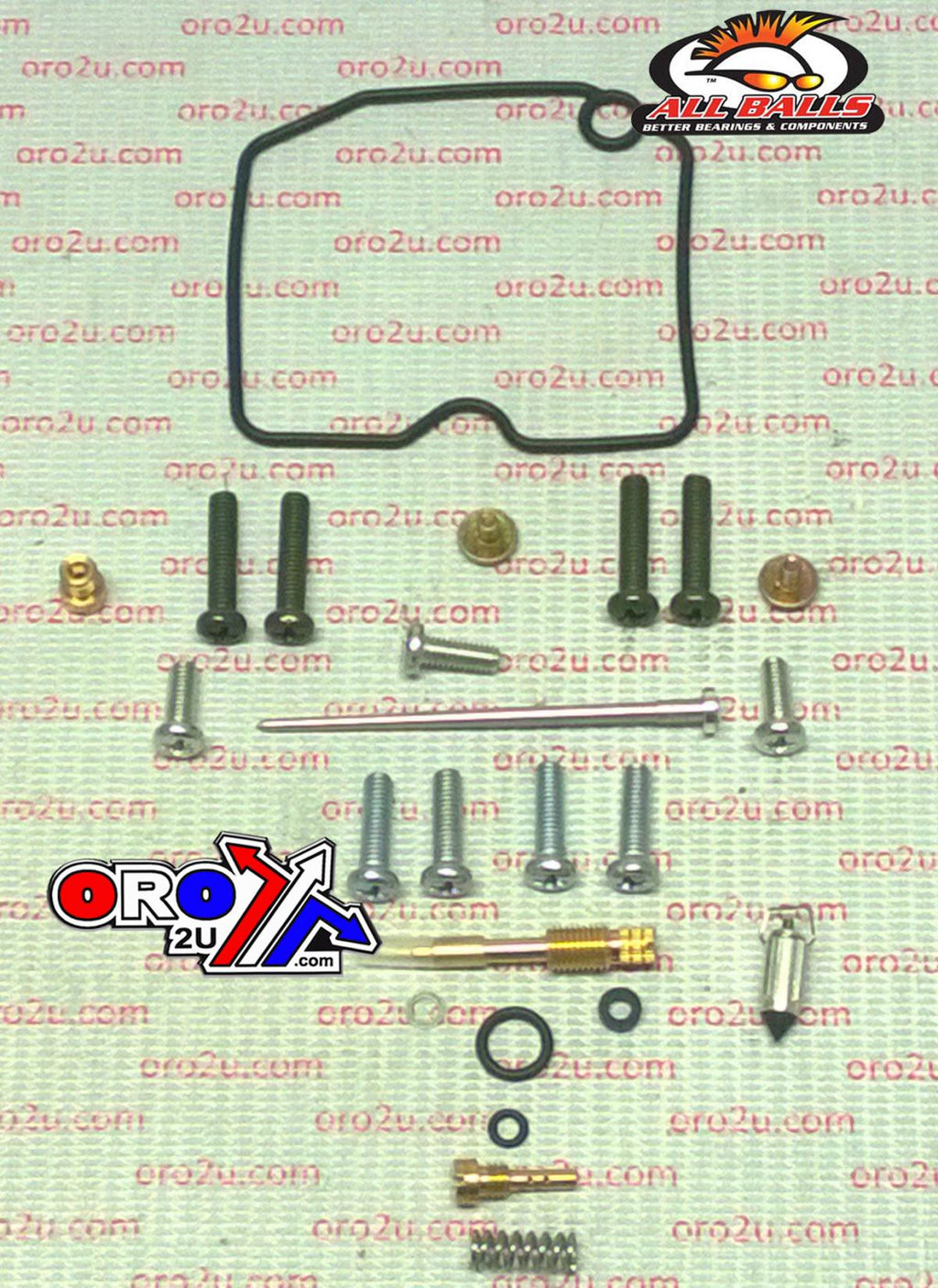 CARBURETOR REBUILD KIT 99-01 KAW VN1500, ALLBALLS 26-1657 ROAD