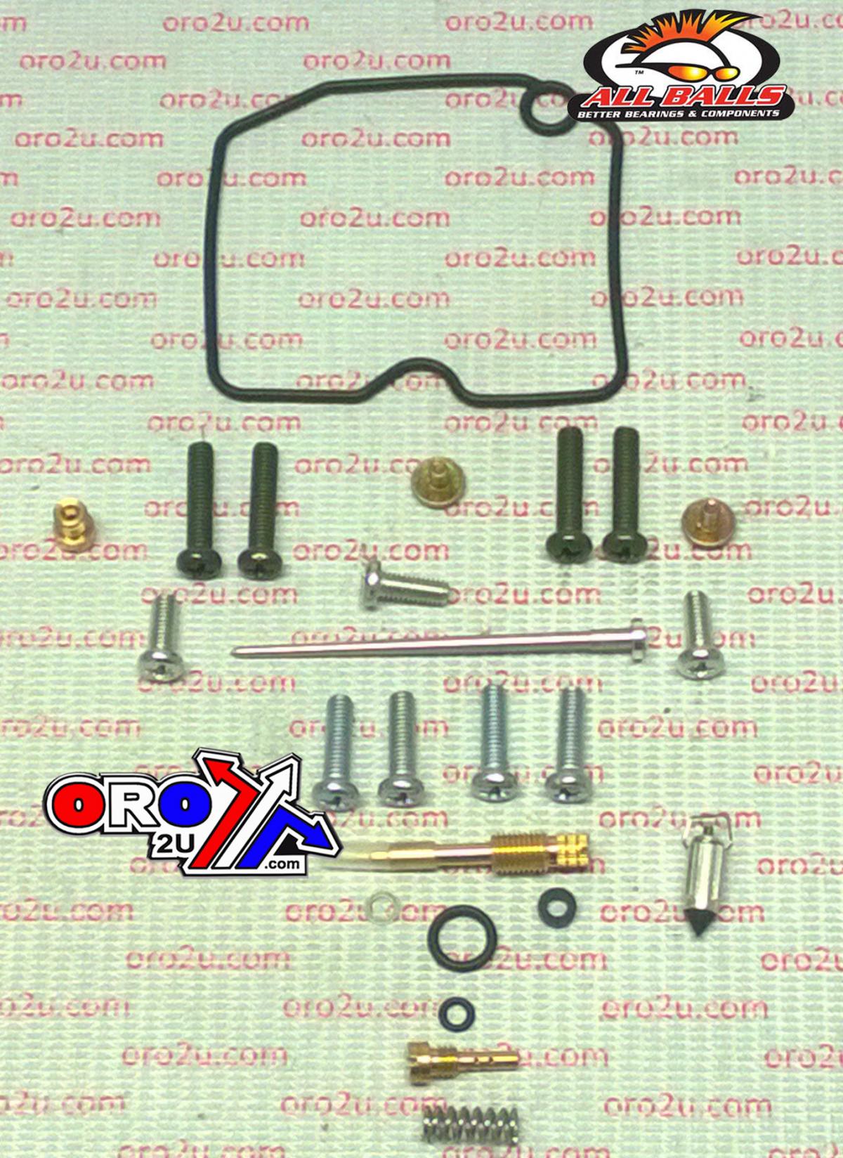 CARBURETOR REBUILD KIT 99-01 KAW VN1500, ALLBALLS 26-1657 ROAD