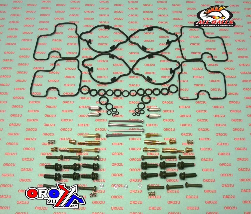 CARBURETOR REBUILD KIT 91-94 HON CBR600F2, ALLBALLS 26-1667 ROAD