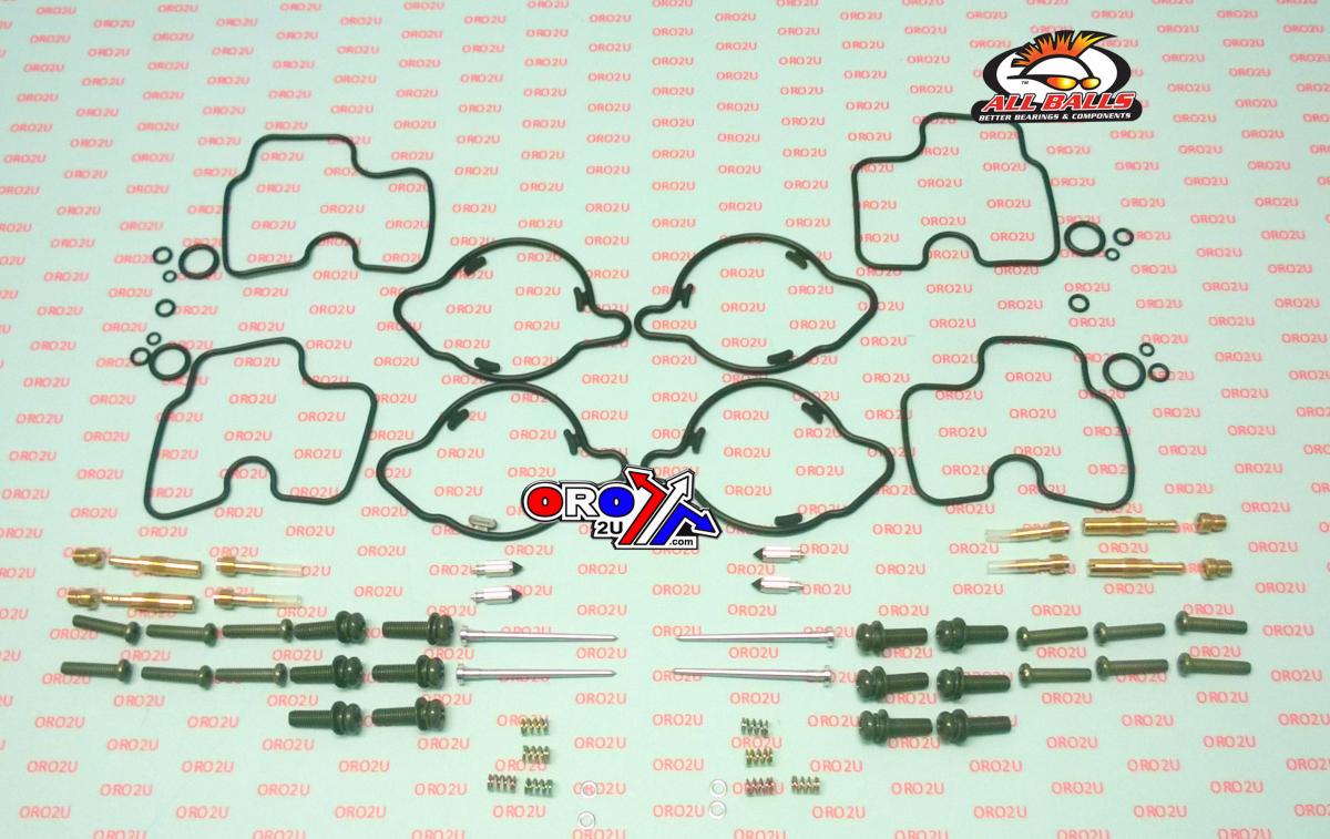 CARBURETOR REBUILD KIT 95-96 HON CBR600F3, ALLBALLS 26-1669 ROAD