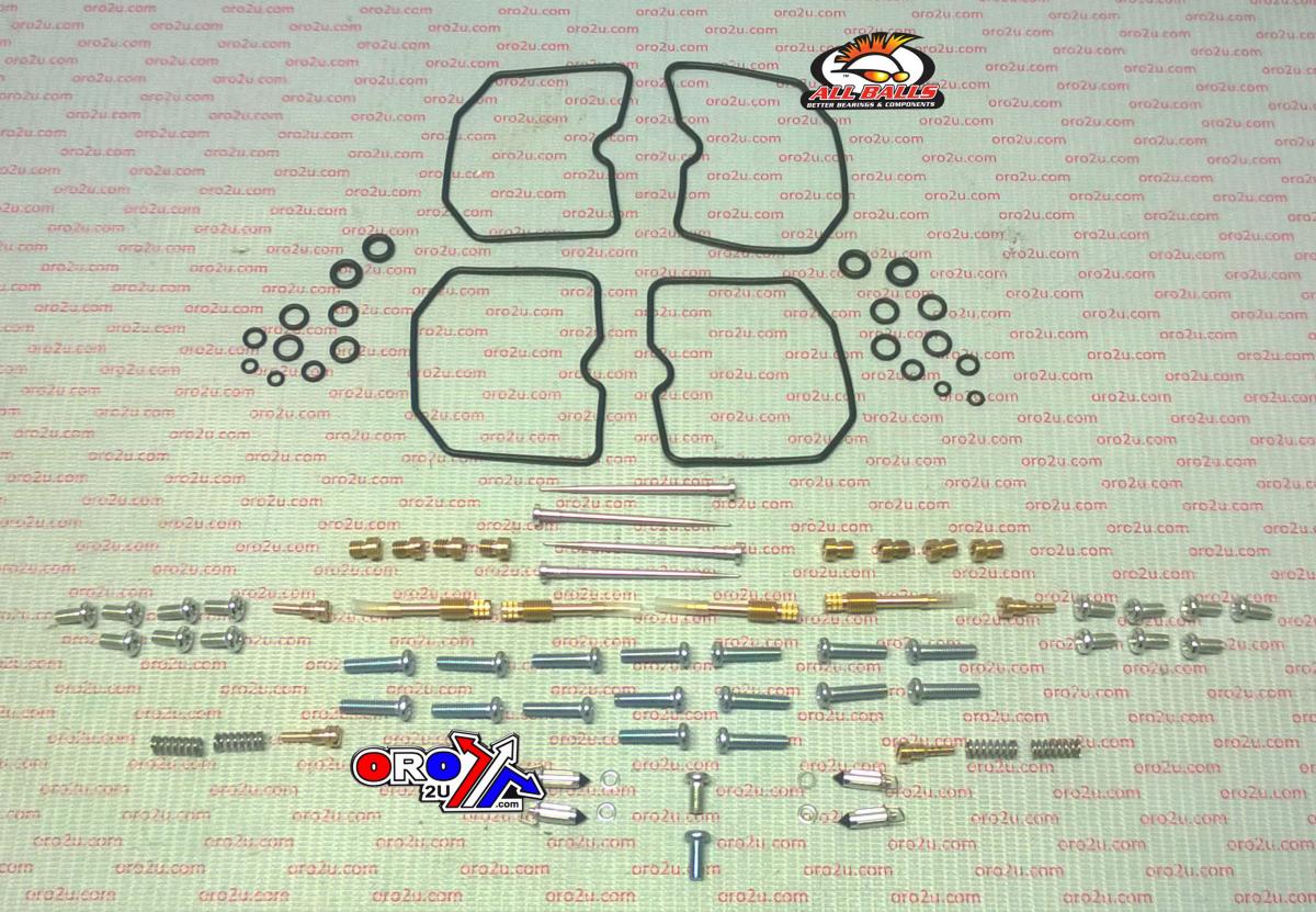 CARBURETOR REBUILD KIT 91-93 KAW ZR750 ZEPHYR, ALLBALLS 26-1686 ROAD