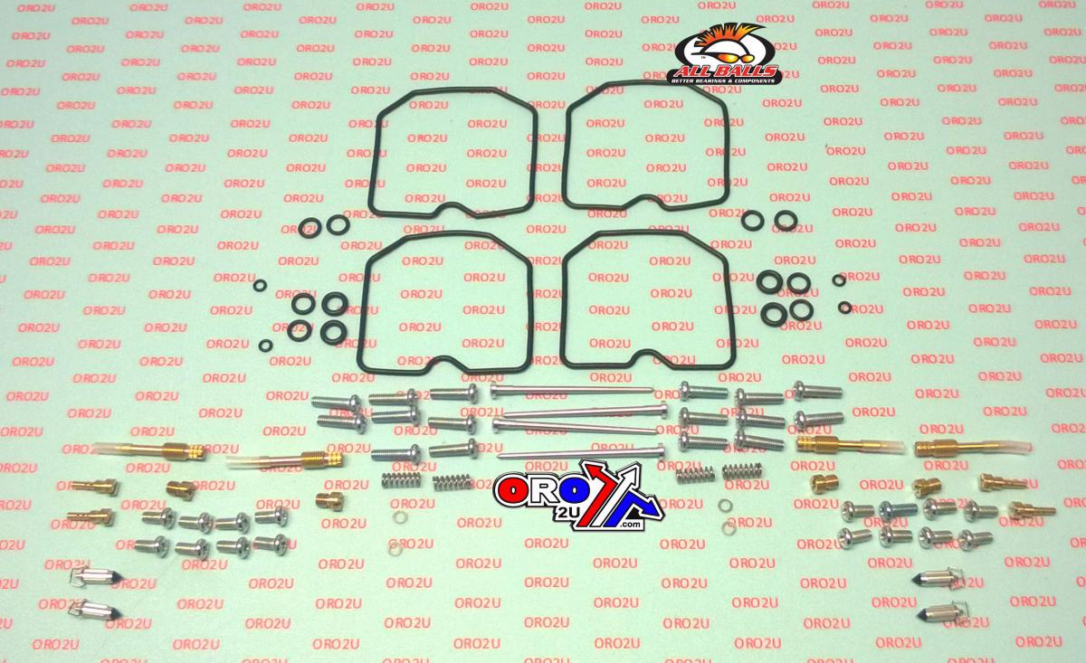 CARBURETOR REBUILD KIT 92-95 KAW ZR1100, ALLBALLS 26-1687 ROAD