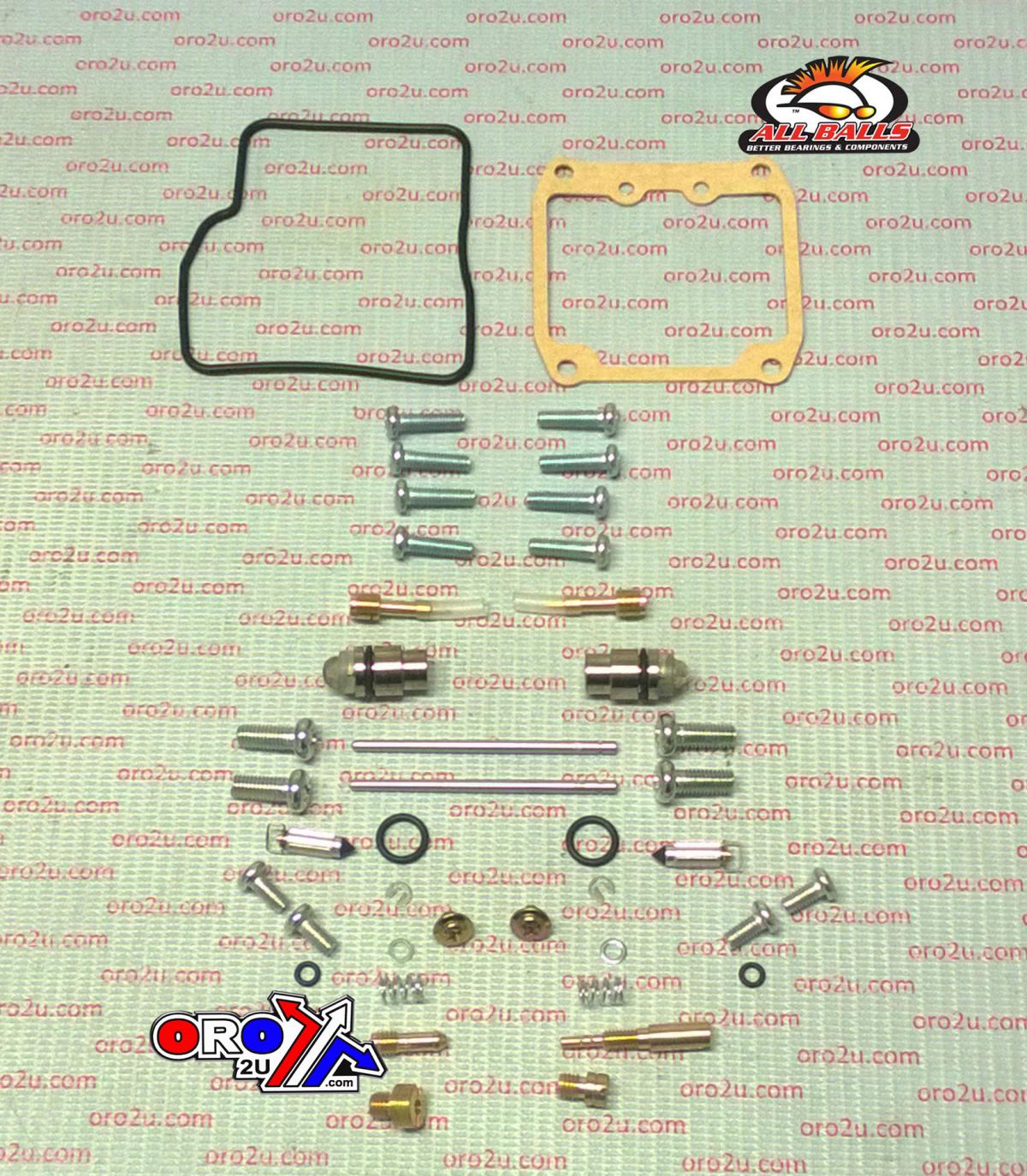 CARBURETOR REBUILD KIT 97-04 SUZ VZ800 MARAUDER, ALLBALLS 26-1703 ROAD