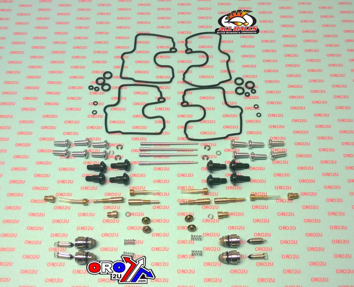CARBURETOR REBUILD KIT 98-00 SUZ GSX-R600, ALLBALLS 26-1704 ROAD