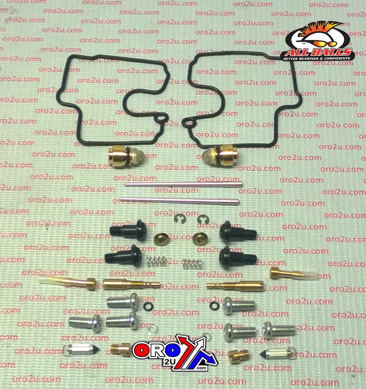 CARBURETOR REBUILD KIT 99-02 SUZ SV650, ALLBALLS 26-1706 ROAD