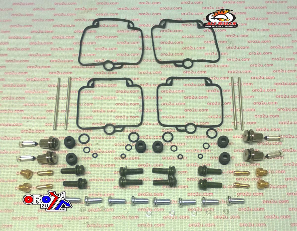 CARBURETOR REBUILD KIT 91-93 SUZ GSX1100G, ALLBALLS 26-1708 ROAD