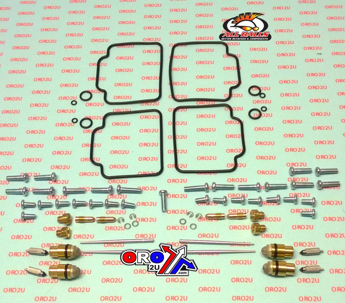 CARBURETOR REBUILD KIT 88-93 SUZ GSX1100F, ALLBALLS 26-1709 ROAD