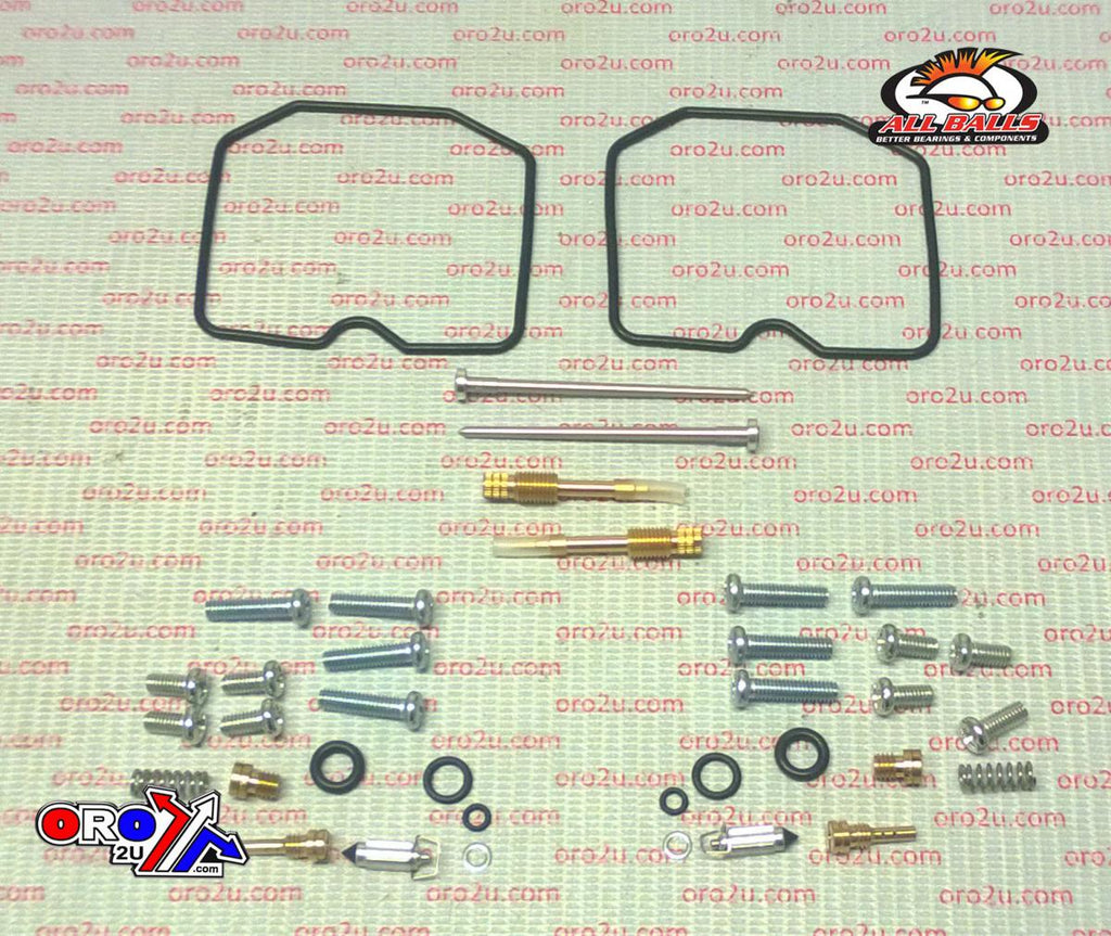 CARBURETOR REBUILD KIT 85-90 KAW EN450 454 LTD, ALLBALLS 26-1723 ROAD