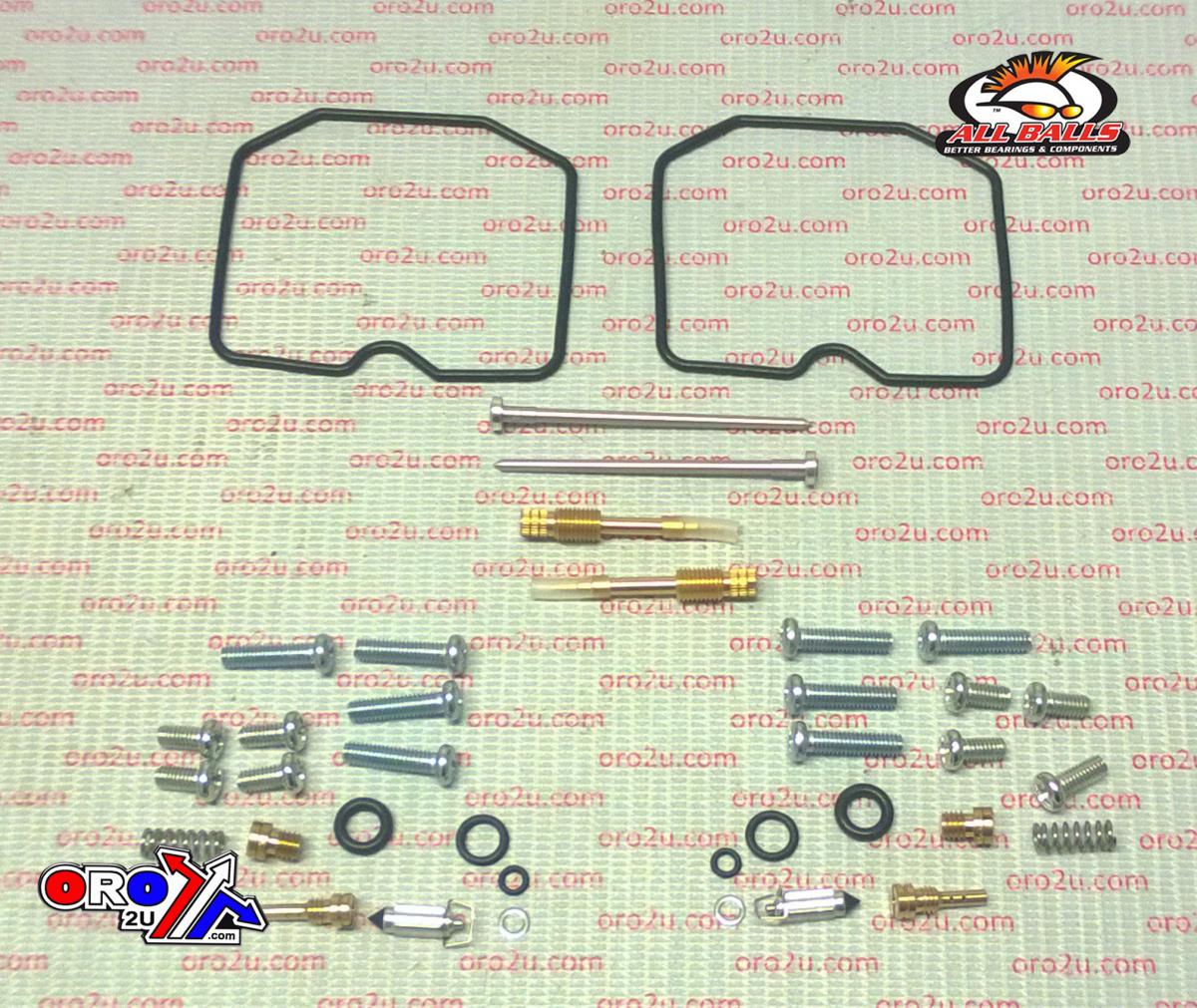 CARBURETOR REBUILD KIT 85-90 KAW EN450 454 LTD, ALLBALLS 26-1723 ROAD
