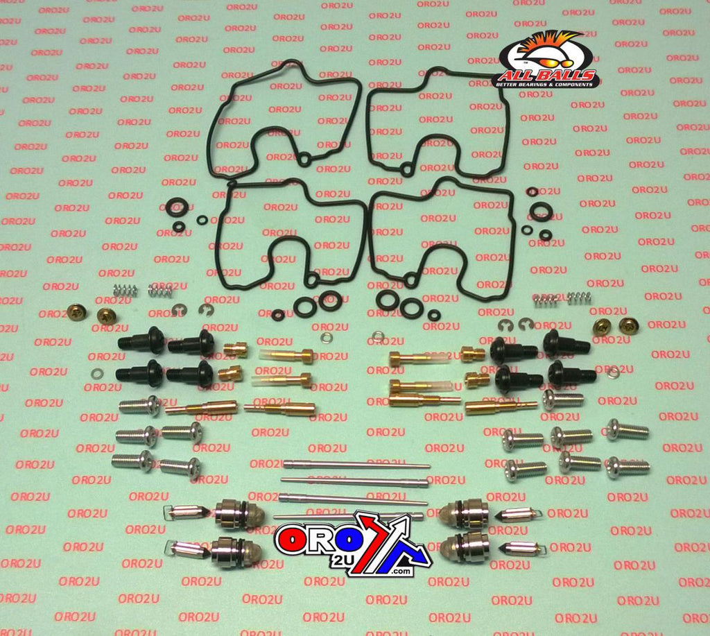 CARBURETOR REBUILD KIT 1997 SUZ GSX-R600, ALLBALLS 26-1729 ROAD