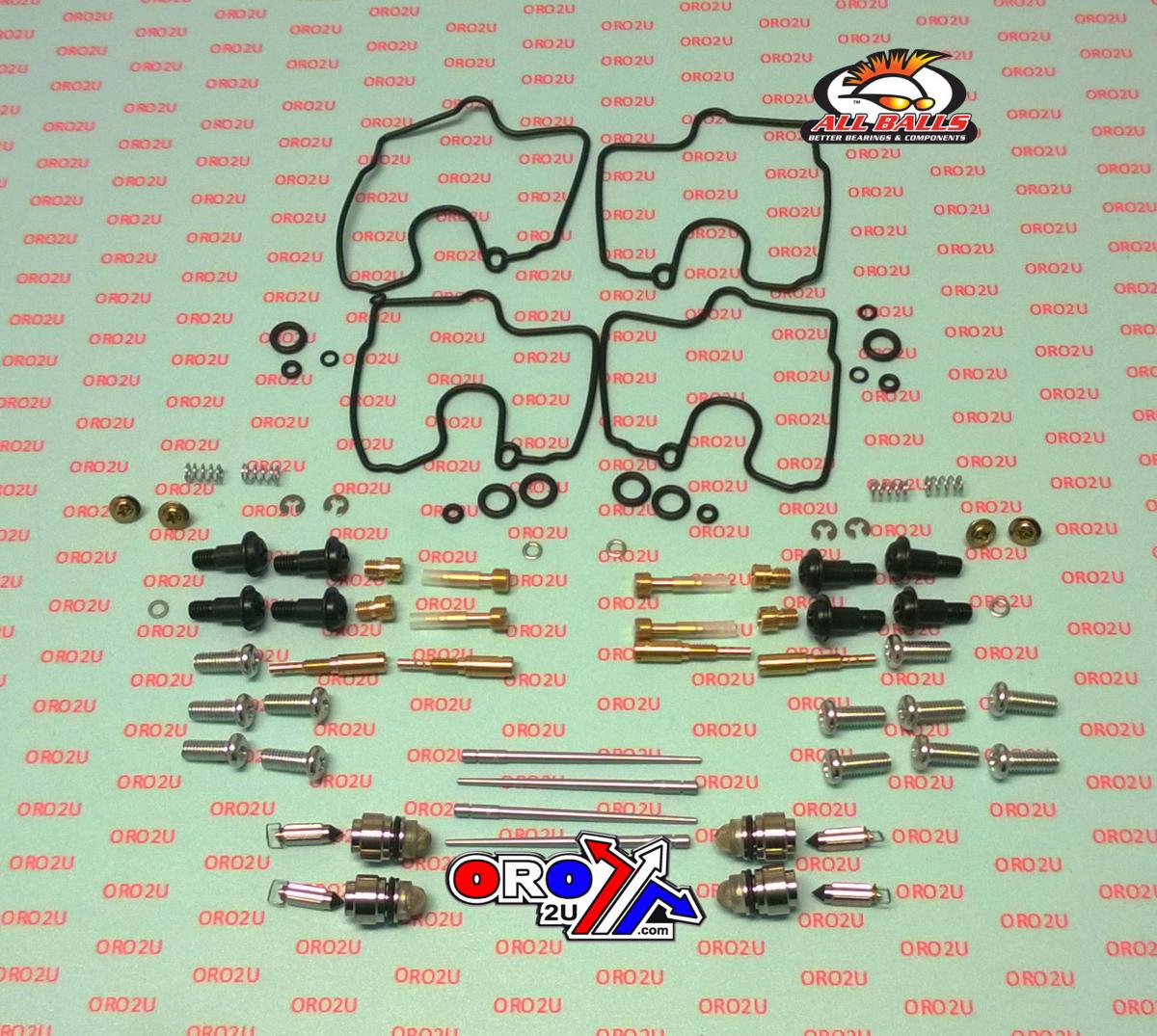 CARBURETOR REBUILD KIT 1997 SUZ GSX-R600, ALLBALLS 26-1729 ROAD