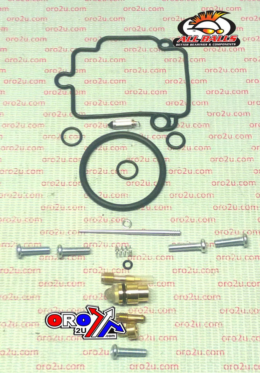CARBURETOR REBUILD KIT 87-92 YAM YFM350 WARRIOR, ALLBALLS 26-1741 ATV