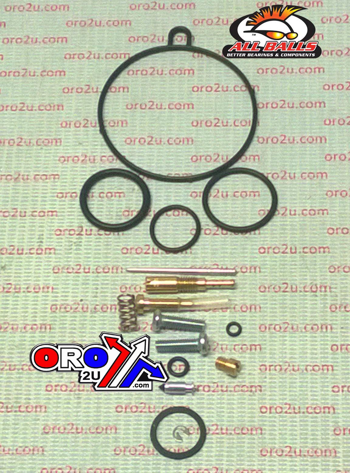 CARBURETOR REBUILD KIT 86-87 HON TRX70, ALLBALLS 26-1743 ATV