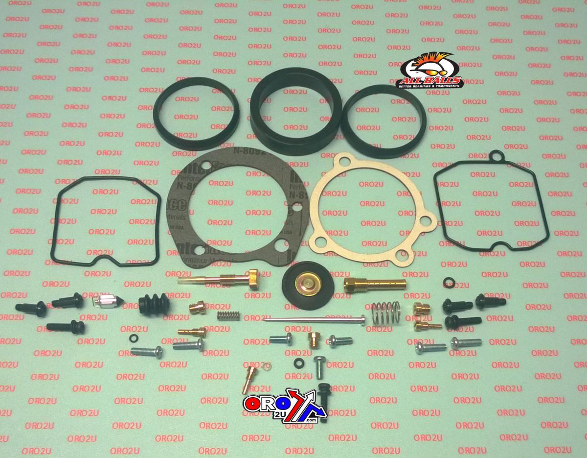 CARBURETOR REBUILD KIT 91-05 HARLEY, ALLBALLS 26-1760 ROAD