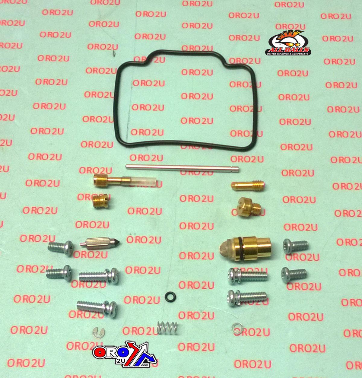 CARBURETOR REBUILD KIT 94-97 KAW ZX900 ZX9R NINJA, ALLBALLS 26-10148 ROAD