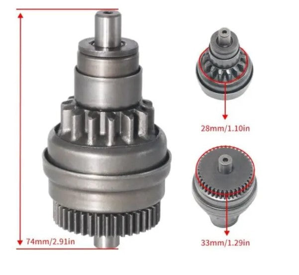 STARTER DRIVE BENDIX HONDA NHX110 NCH50 NSC110 NSC50 SCV100F 28120-GCC-000