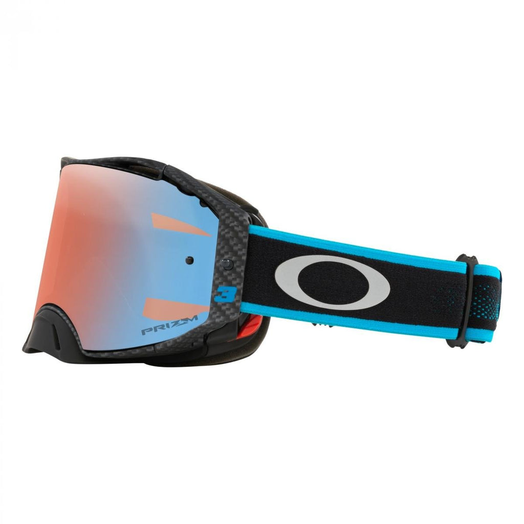 OAKLEY AIRBRAKE ELI TOMAC MX, CARBON/BLUE/BLACK, OO7046-C7, PRIZM SAPPHIRE LENS OA OO7046-C7