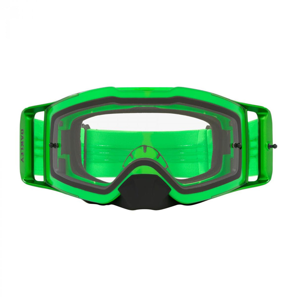 OAKLEY FRONT LINE MX MOTO GREEN, OA OO7087-81 CLEAR LENS, OA OO7087-81