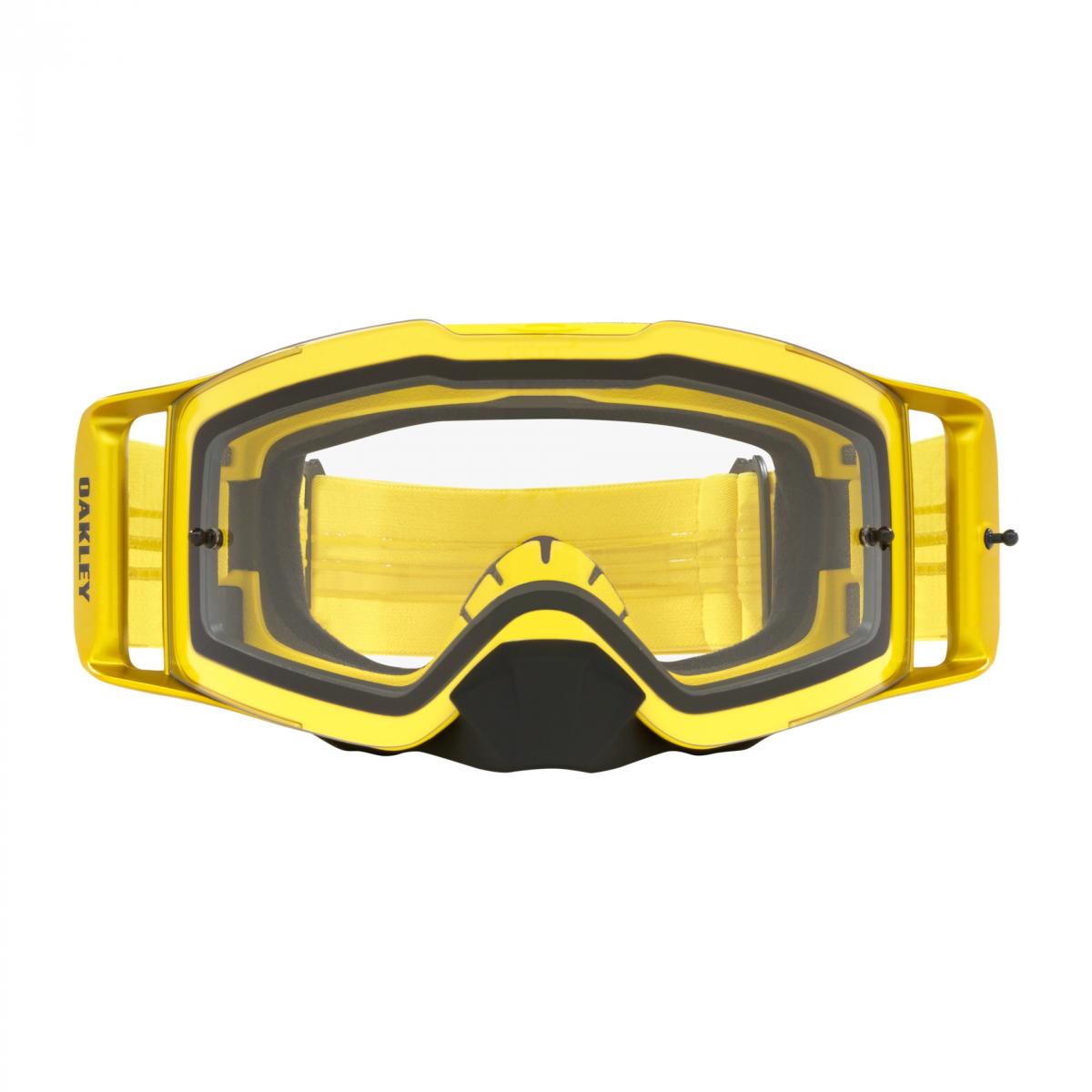 OAKLEY FRONT LINE MX MOTO YELLOW, OA OO7087-80 CLEAR LENS, OA OO7087-80
