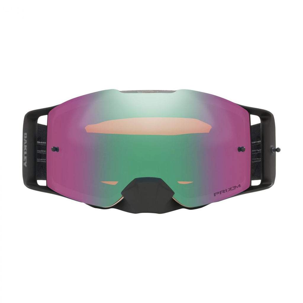 OAKLEY FRONT LINE MX TUFF BLOCKS BLACK/GUNMETAL, PRIZM MX JADE LENS OO7087-73, OA OO7087-73