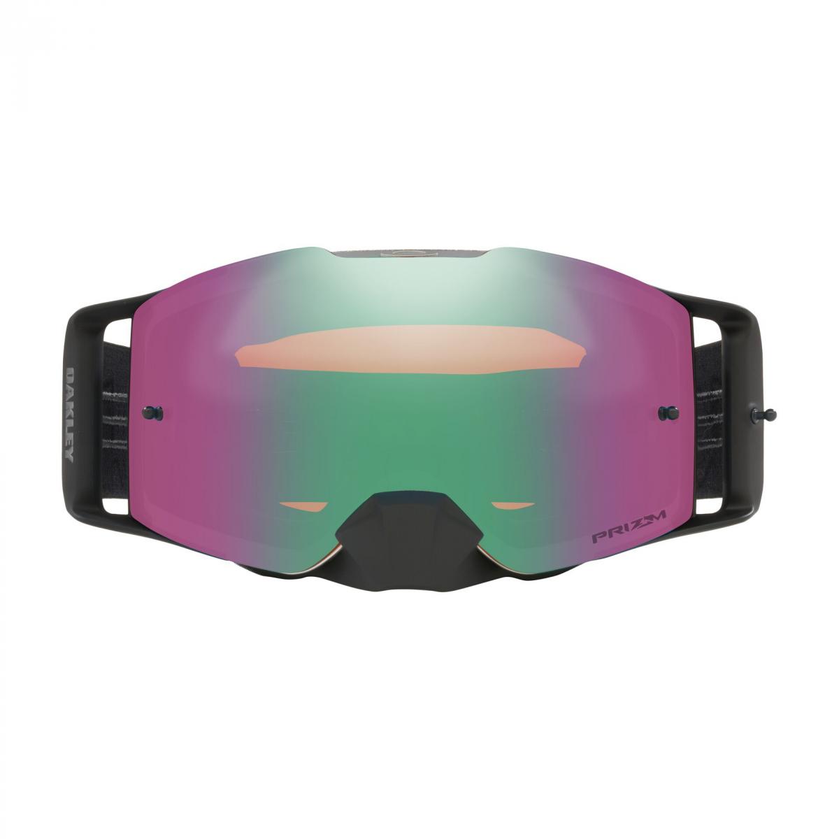 OAKLEY FRONT LINE MX TUFF BLOCKS BLACK/GUNMETAL, PRIZM MX JADE LENS OO7087-73, OA OO7087-73