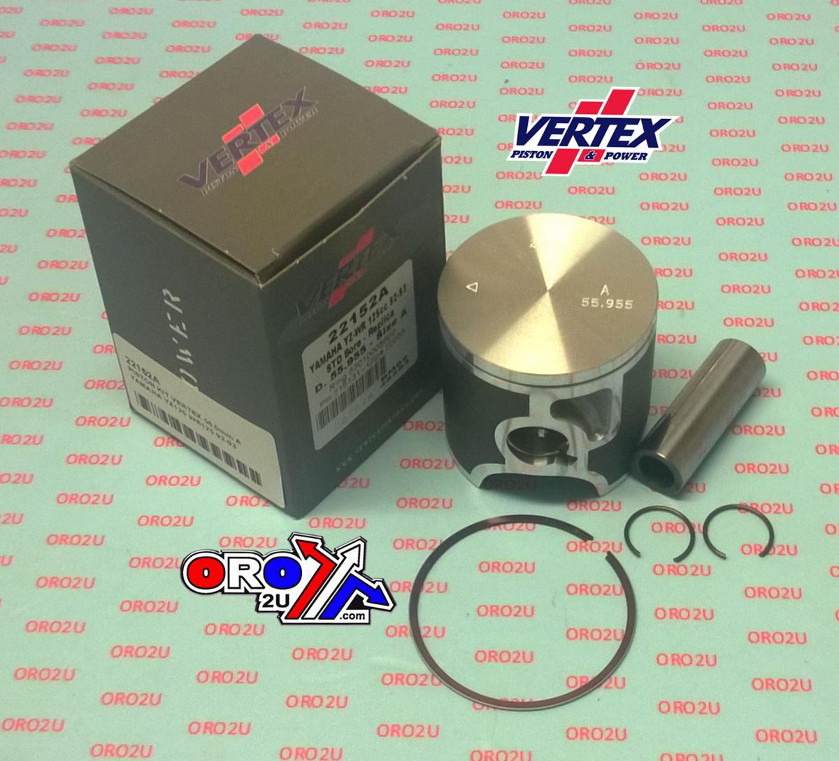 PISTON KIT VERTEX 56.0 B YAMAHA YZ/WR 125 92-93, VERTEX 22152B