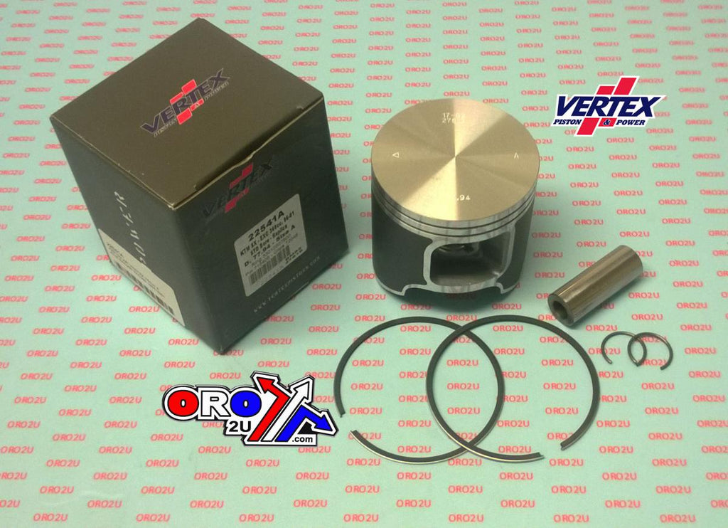 PISTON KIT VERTEX 78 B KTM EXC 360-380 96-01, VERTEX 22541B