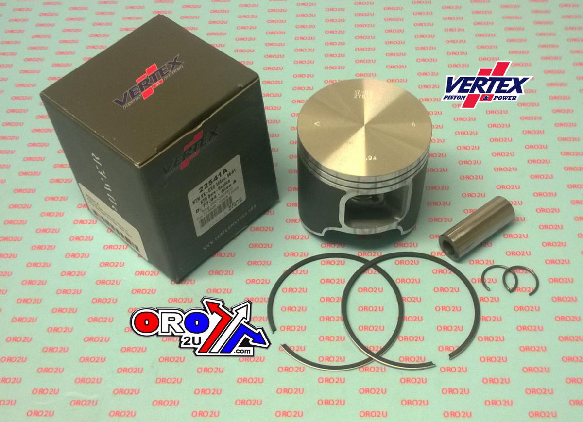 PISTON KIT VERTEX 78 B KTM EXC 360-380 96-01, VERTEX 22541B