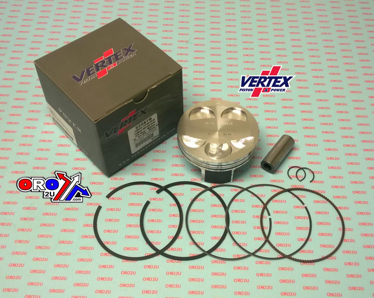 PISTON KIT VERTEX 92 A YAMAHA YZ/WR 400 98-02, VERTEX 22567A COMPR 12,5:1