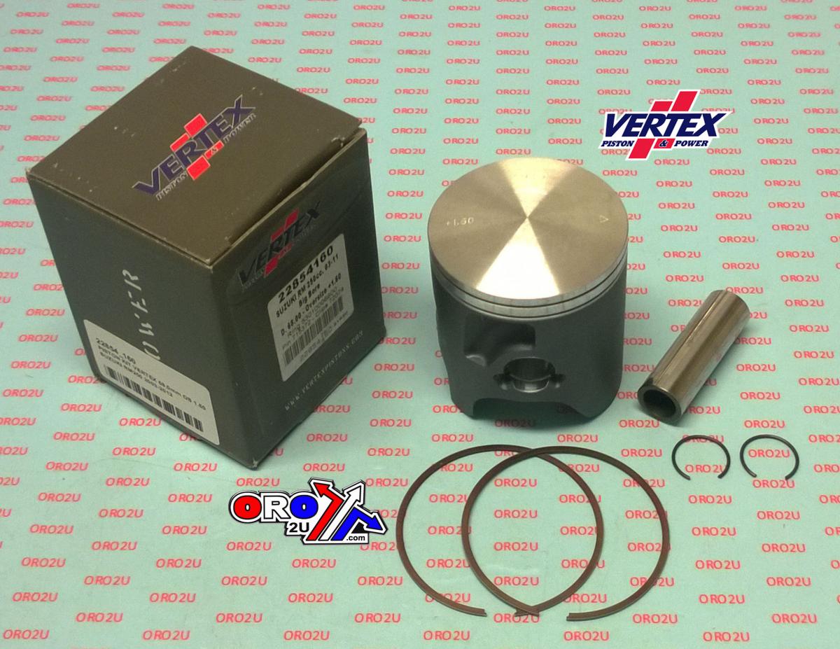 PISTON KIT VERTEX 66.4 A SUZUKI RM 250 03-12, VERTEX 22854A