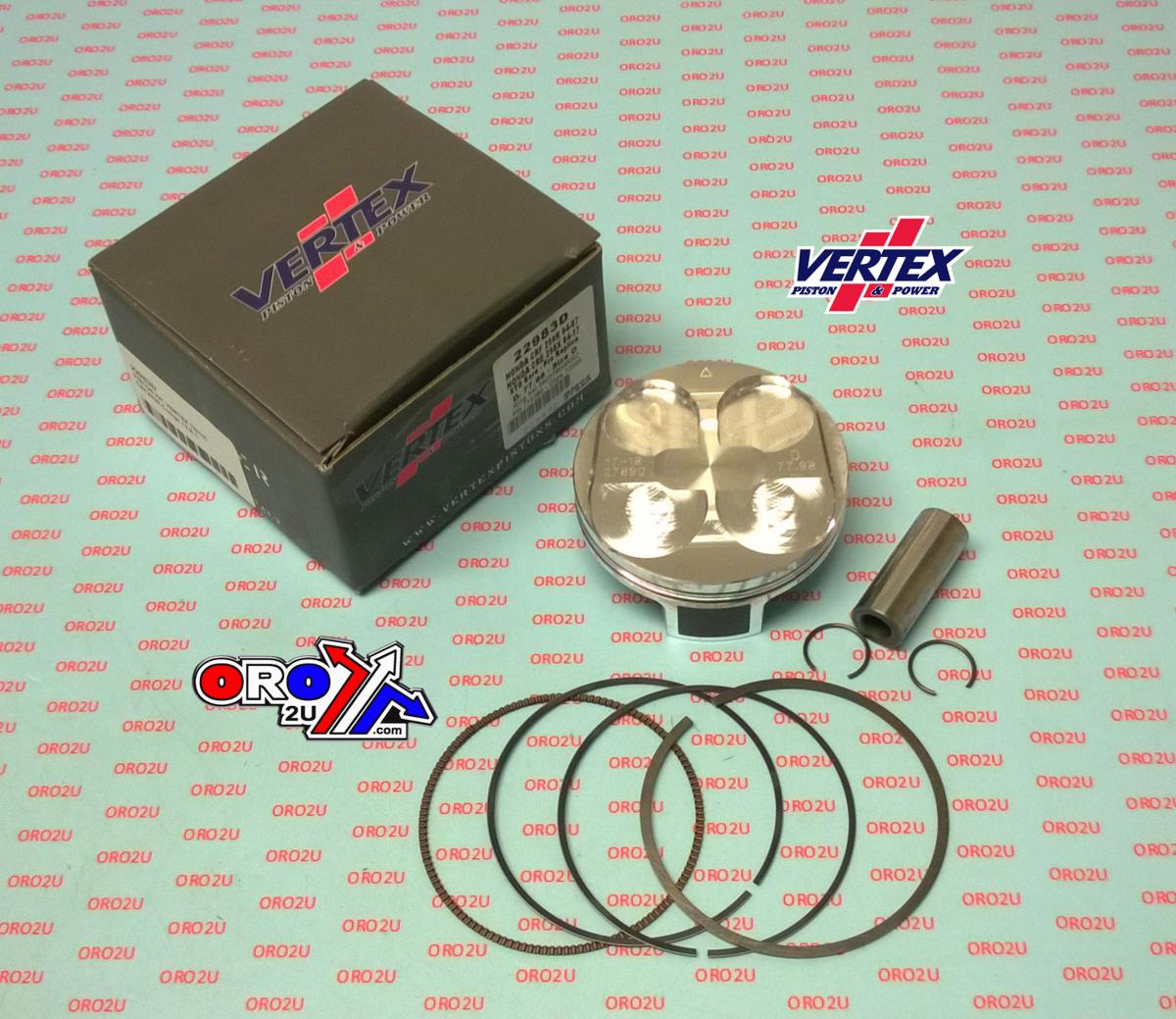 PISTON KIT VERTEX 78.0 C HONDA CRF 250 R/X 04-17, VERTEX 22983C COMPR 12,9:1